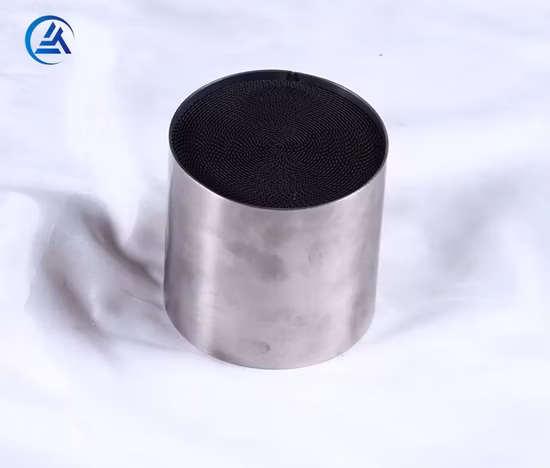 Euro 5 Metal Honeycomb Catalyst Substrate Coverter for Motorcycle Exhaust System