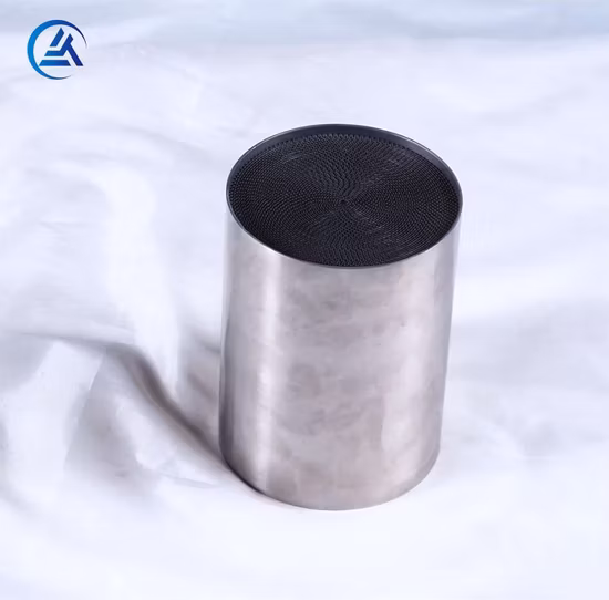 Euro 5 Metal Honeycomb Catalyst Substrate Coverter for Motorcycle Exhaust System